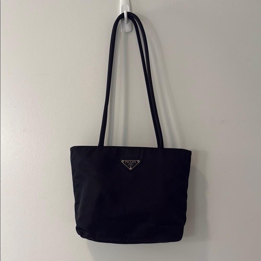 Prada Black Nylon Tote